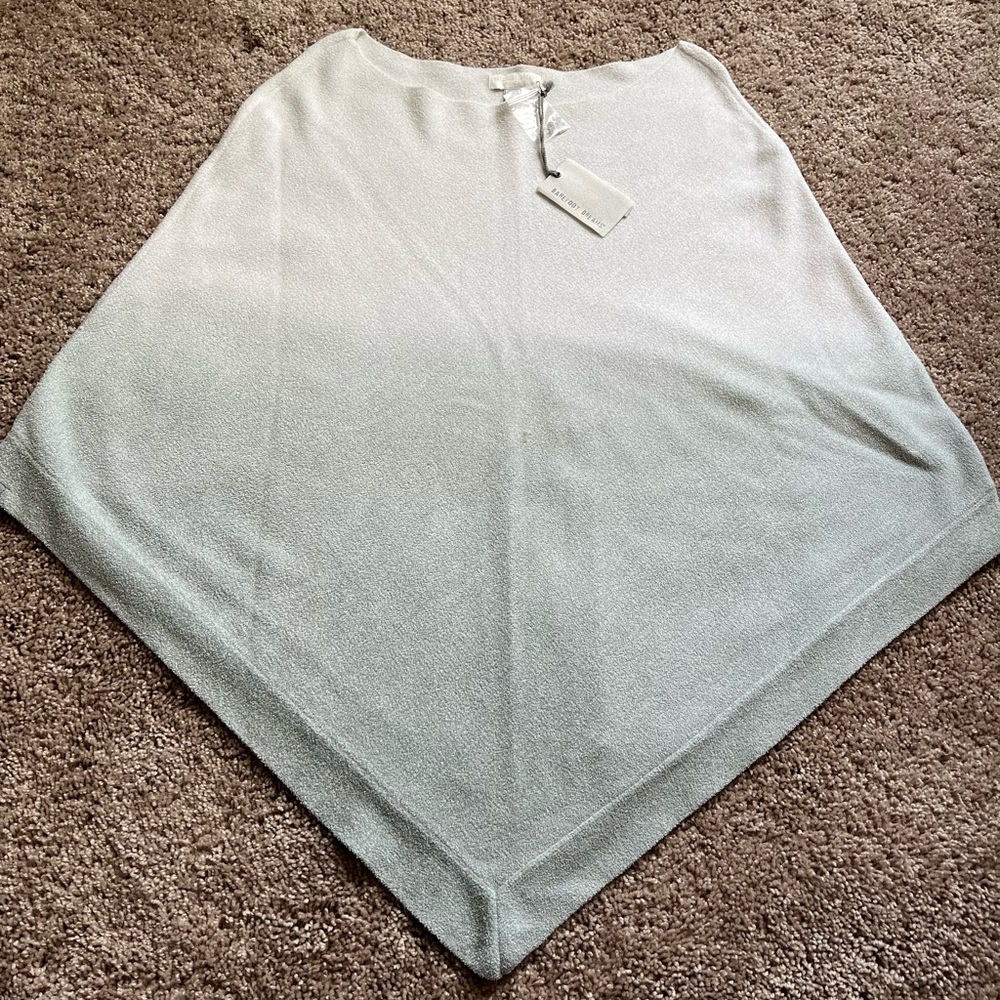 Barefoot Dreams Cozychic Ultra Lite Ocean Breeze Poncho